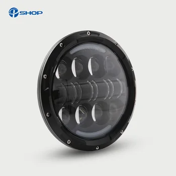

80W 7 inch Car Led Headlight 4x4 Off road Led H4 Hi/Lo Beam led Auto Headlight Kit for Jeep Wrangler JK CJ Motorcycle