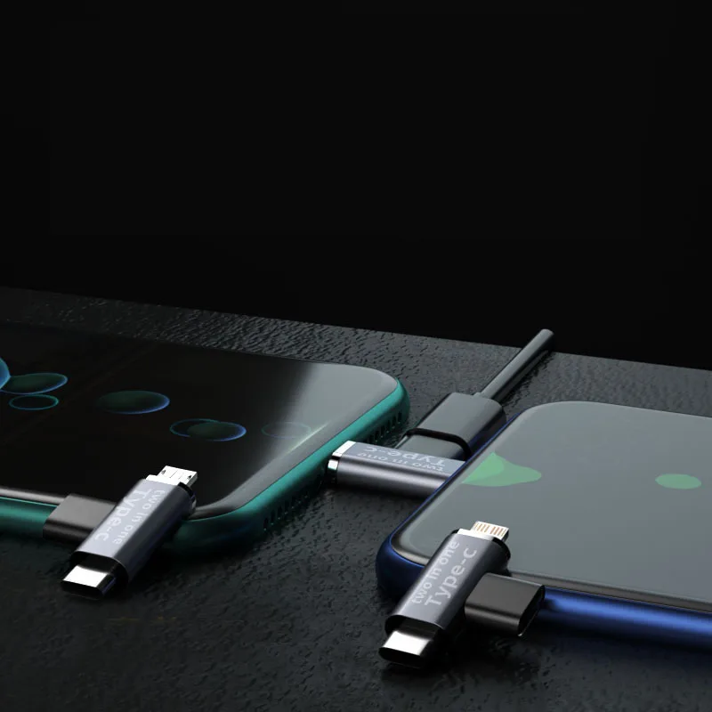Splitter USB C 2 in 1, Sdoppiatore USB C Audio e Ricarica, Adattatore USB C Doppio, Maschio a 2 Femmina, Supporto per Chiamate Online, Compatibile con iPhone 16/Pro/Max, Samsung S24/S23, Huawei, iPad