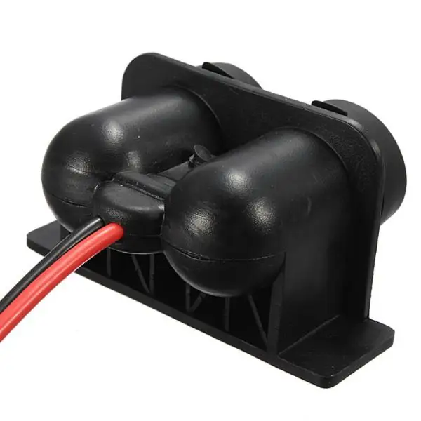 Black Motorcycle Auto  Lighter Power Outlet Socket Waterproof