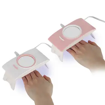 

16W Pro LED UV Nail Dryer Gel Polish Salon Curing Manicure Machine & Mirror