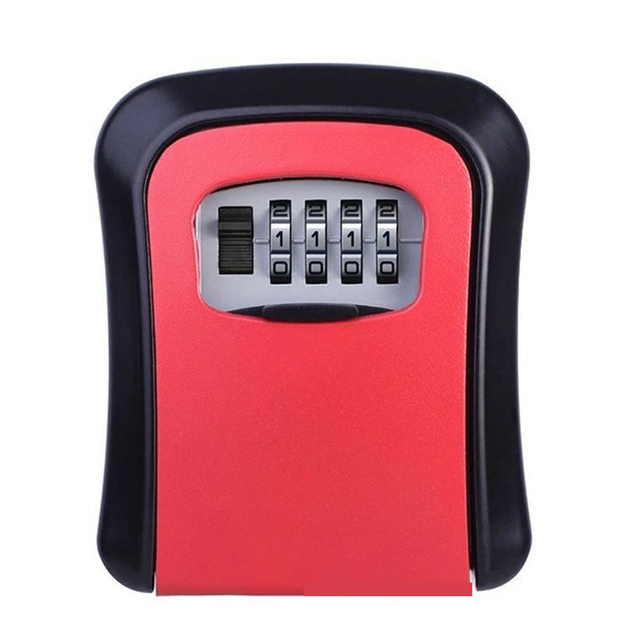 Digit Key Storage Lock Box Password Key Lock Box Wall Mounted Zinc Alloy Key Box Weatherproof