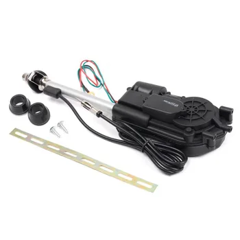 

Car Electric Antenna Kit Universal Exterior Amplifier Signal Receiver AM FM Radio 12V Replacement Parts Automatic Mast Aerial
