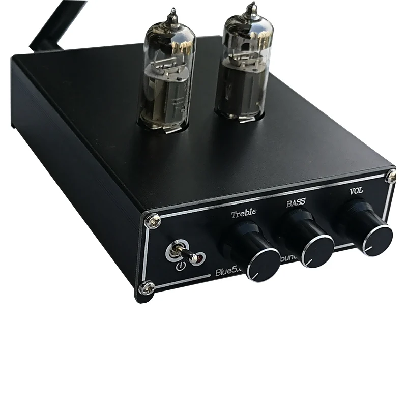 HiFi Bluetooth 5,0 6J5 клапан трубка предусилитель стерео аудио усилитель для наушников с высоким басом тон adjustment