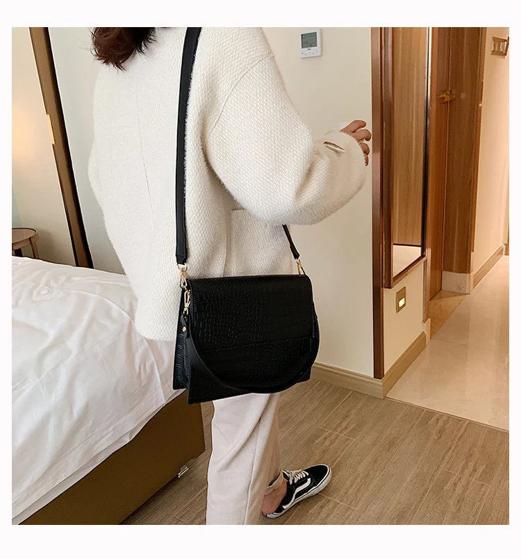 Bolsa Mujer, сумки для женщин, роскошные сумки, женские сумки, дизайнерские, крокодиловый узор, кожа, сумка через плечо, сумка-мессенджер