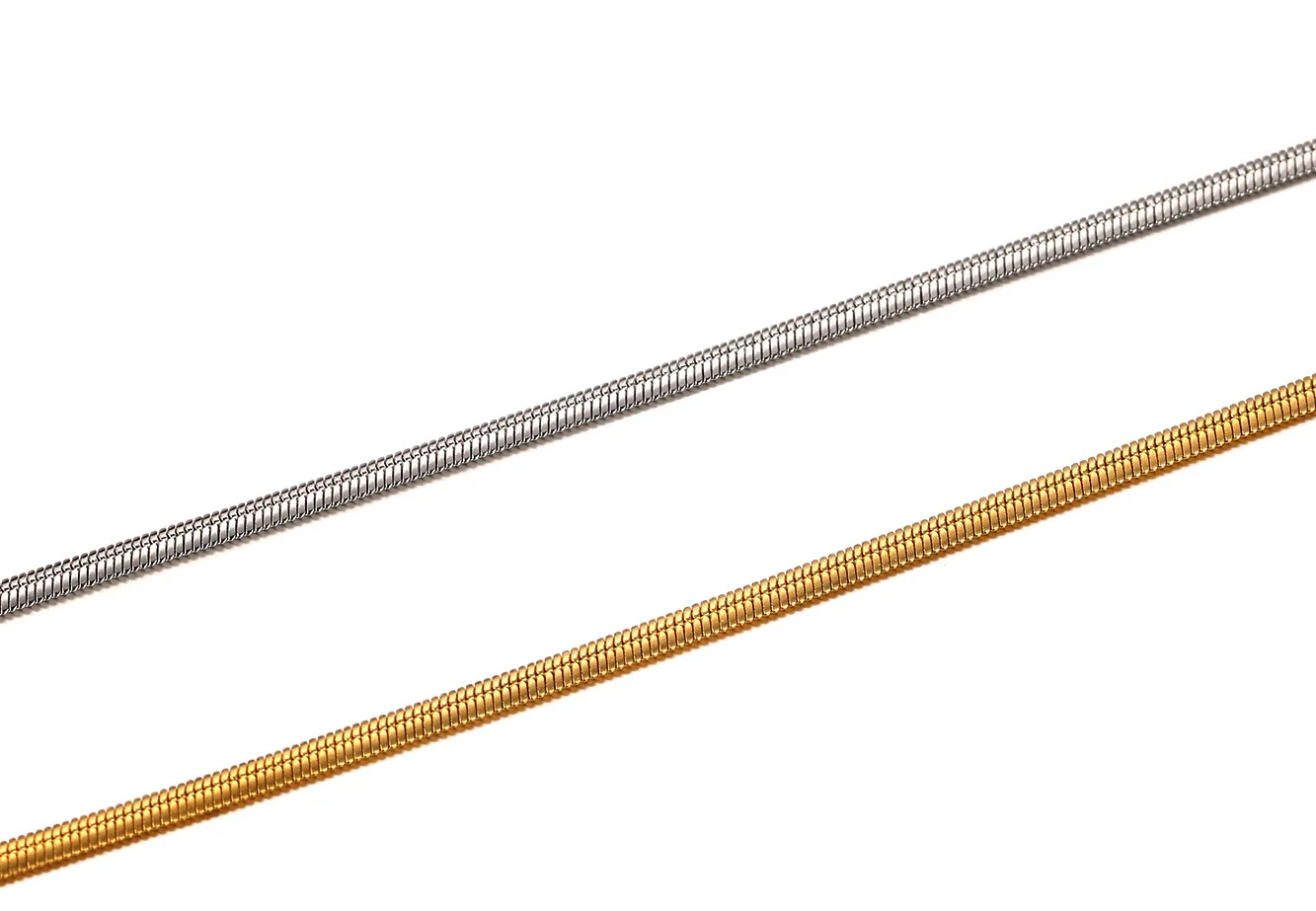 Koop FXM rvs ketting hot verkoop goud kleur populaire enkele vrouwen 3mm Eenvoudige foundation ketting gift vrouwen sieraden