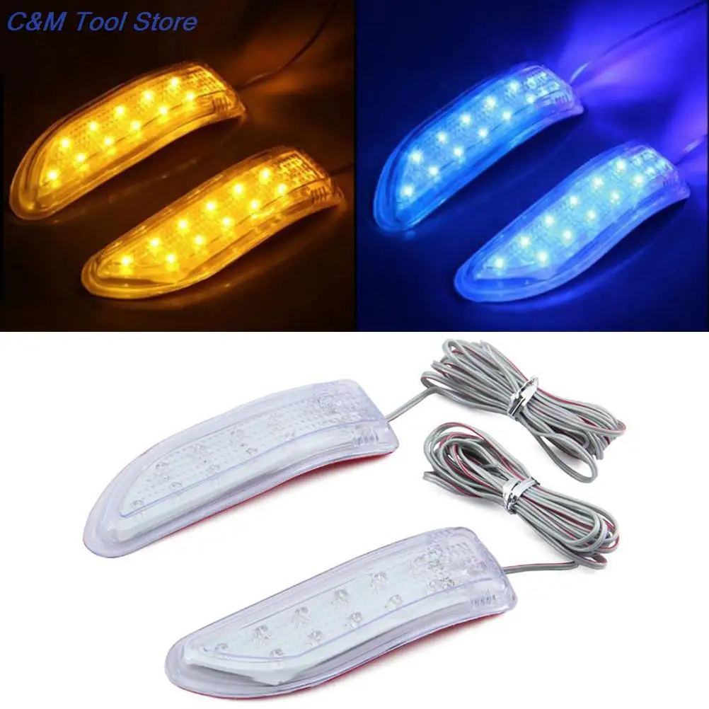 2pcs Soft 13LED Car Universal Auto Side Door Mirror Light Lamp 12V Indicator Turn Signals | Автомобили и мотоциклы