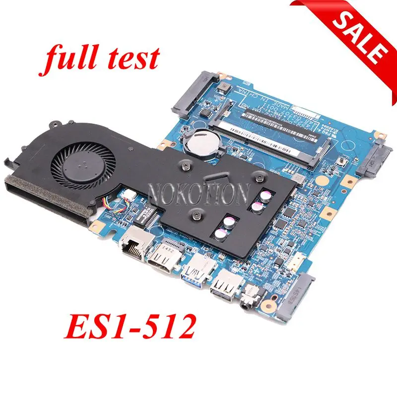 Материнская плата NOKOTION NBMRW11002 NB.MRW11.002 для ноутбука acer Aspire ES1 512 448.03703.0011|motherboard