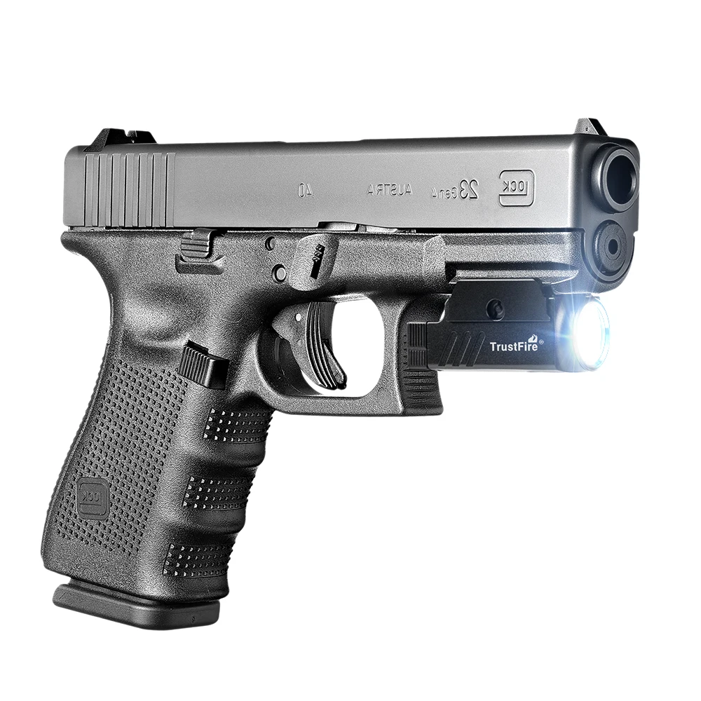 Tasa de descuento Original TrustFire alta potencia Gm23 800Lm compacto arma luz táctica linternas para Glock 19 Taurus G2C pistola NRwoeOVLLop