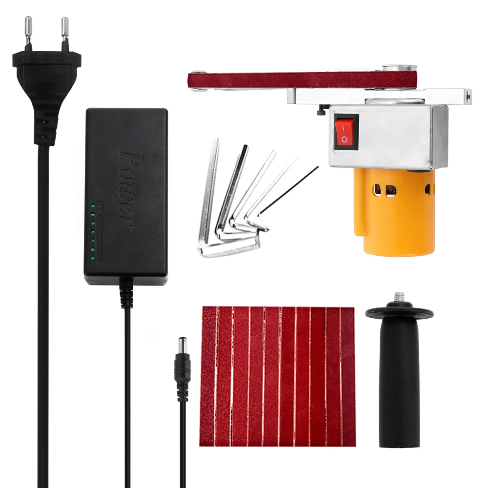 

Adjustable Speed Mini Sanding Machine Multifunctional Handheld Angle Grinder Micro Polishing Machine belt sander DIY Power Tool