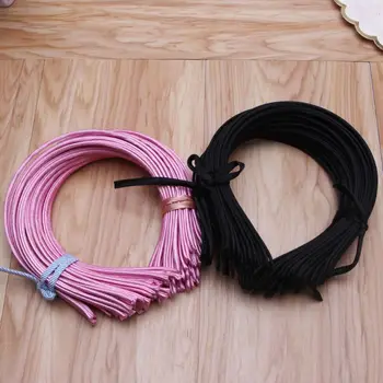 

50Pcs 5mm Women Girls Stain Blank Ribbon Headband Hair Band Hoop Hairband Hair Accessories Fashion Jewelry Making