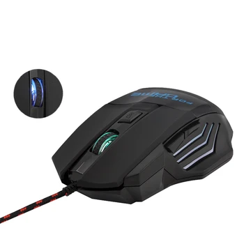 

Optical Wired Gaming Mouse Ergonomic Computer Mouse With USB Cable 5 Buttons LED Light PC Office Gamer Mause For Overwatch CSGo