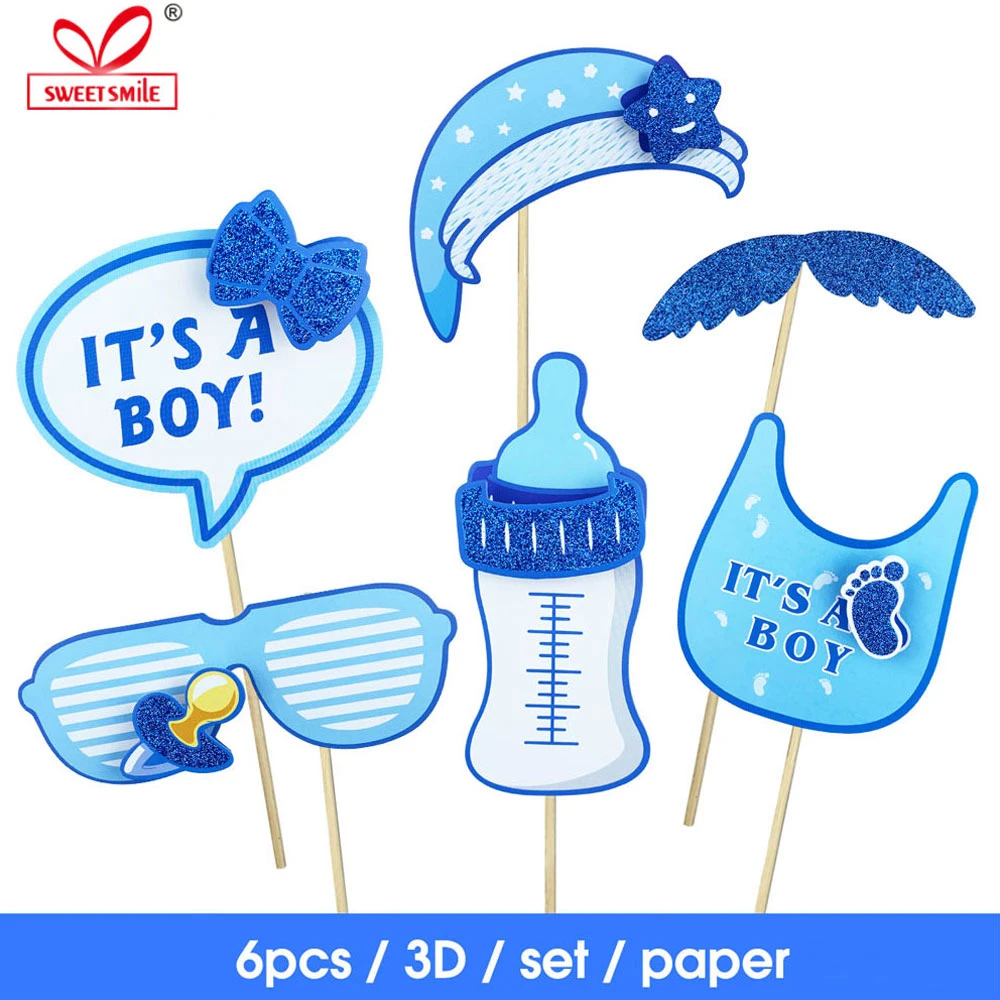 Printable Cake Topper Baby Boy