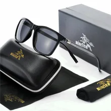 Квадратные мужские поляризованные солнцезащитные очки из алюминия и магния солнцезащитные очки для вождения прямоугольные Оттенки для мужчин солнцезащитные очки с коробкой FML