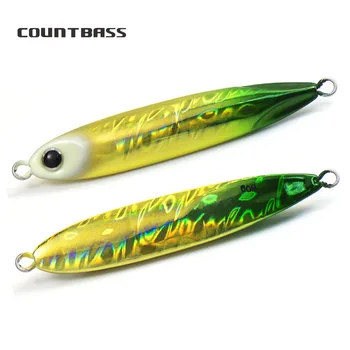 

60g 2.1oz Slim Slow Jigs, Vertical Jigging, Metal Fishing Lures, Lumious Pecsa Jig Lure, Leurre Peche