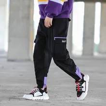 Harajuka Карманы Мужские повседневные сафари лодыжки длина брюки эластичный пояс свободный крой размера плюс M-5XL мужские модные карго шаровары