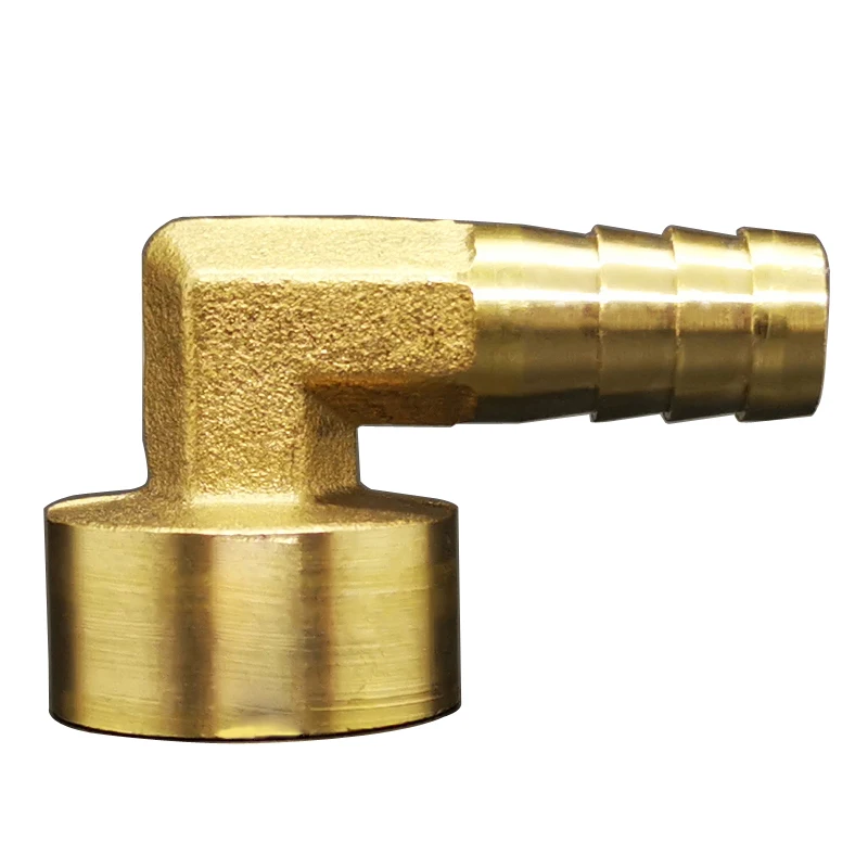 

Brass Hose Pipe Fitting Elbow 8mm 10mm 12mm 14mm 16mm Barb Tail 1/4" 3/8" 1/2" BSP Female Thread Copper Connector Joint Coupler