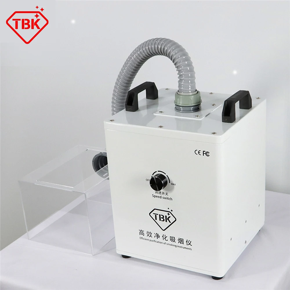 Tbk 618 Fume Extractor For Soldering Iron Work Laser Smoke Absorber