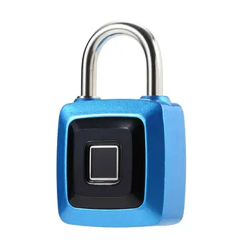 

BT Smart Fingerprint Padlock Keyless USB Rechargeable Quick Unlock Door Lock Metal Self Developing Chip YH-G1