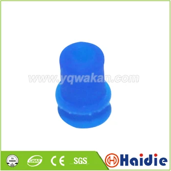 

Free shipping 100pcs automotive plug blue cable rubber seal HDX025 1.8 super wire seals for auto connector
