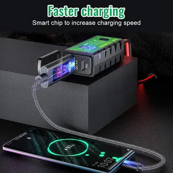 

M.2 3.1A/4.8A SAE to USB Type-C Motorcycle Voltmeter ON/Off Switch Fast Charger