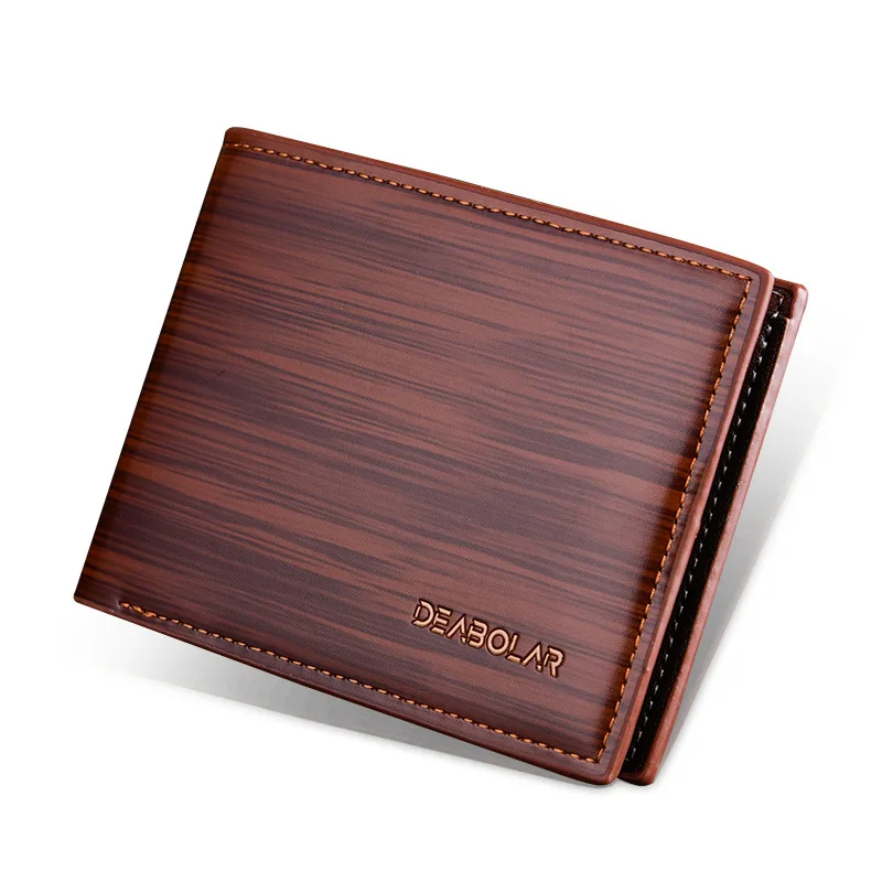 

Men Short Wallet Genuine Product Korean-style Men's Multi-functional Wallet Multi-functional Leaflet Wallet Students Purse Fashi