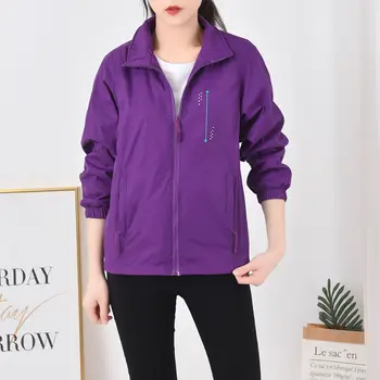 

Vintage Stylish Pockets Oversized Jacket Coat Women 2020 Fashion Stand collar Long Sleeve Loose Outerwear waterproof Tops