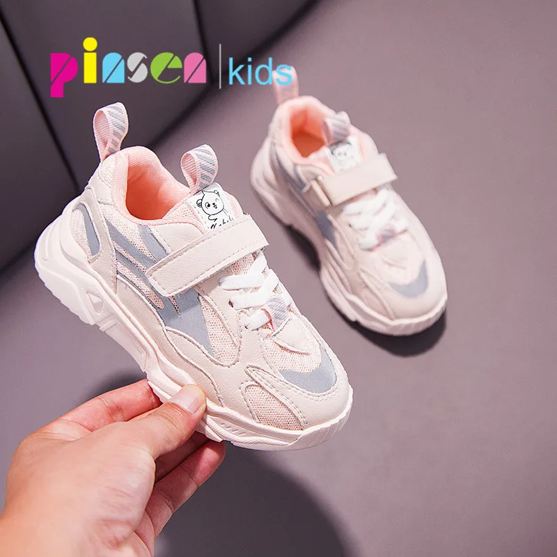 PINSEN Autumn Sport Kids Shoes For Girls Sneakers Casual Children Shoes Boys Running Child Shoes Chaussure Enfant