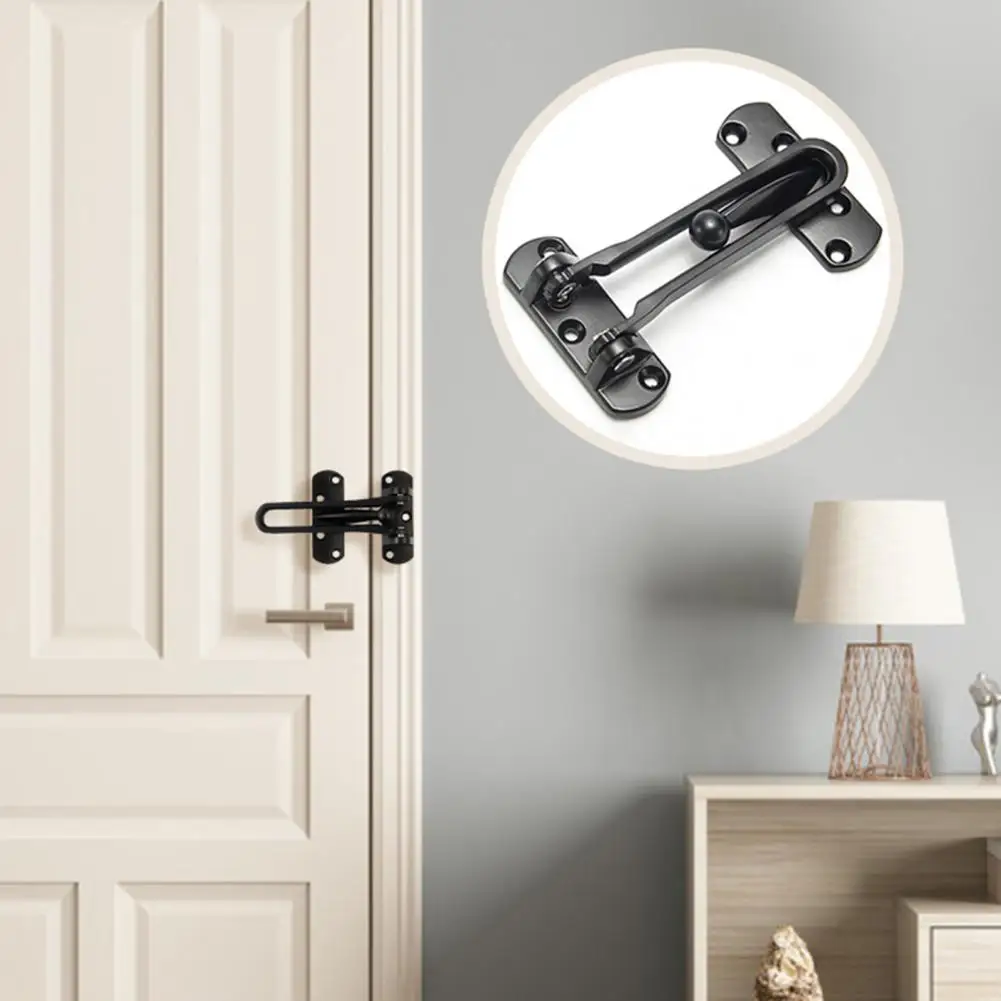 Home Anti-theft Door Buckle Bedroom Kids Room Door Lock Safety Chain Hotel Anti-lock Buckle Insurance Bolt 1pcs gate buckle
