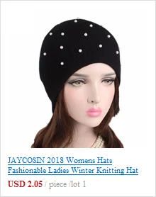 JAYCOSIN женская зимняя вязаная шапка из шерсти шапки женские модные вязаные шапочки повседневные уличные Лыжные шапки толстые теплые шапки для женщин 906#2