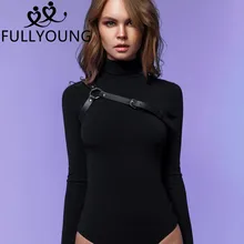 Fullyoung Харадзюку бюст подвязки кожа жгут тела подтяжки бондаж пояс сексуальные чулки нижнее белье