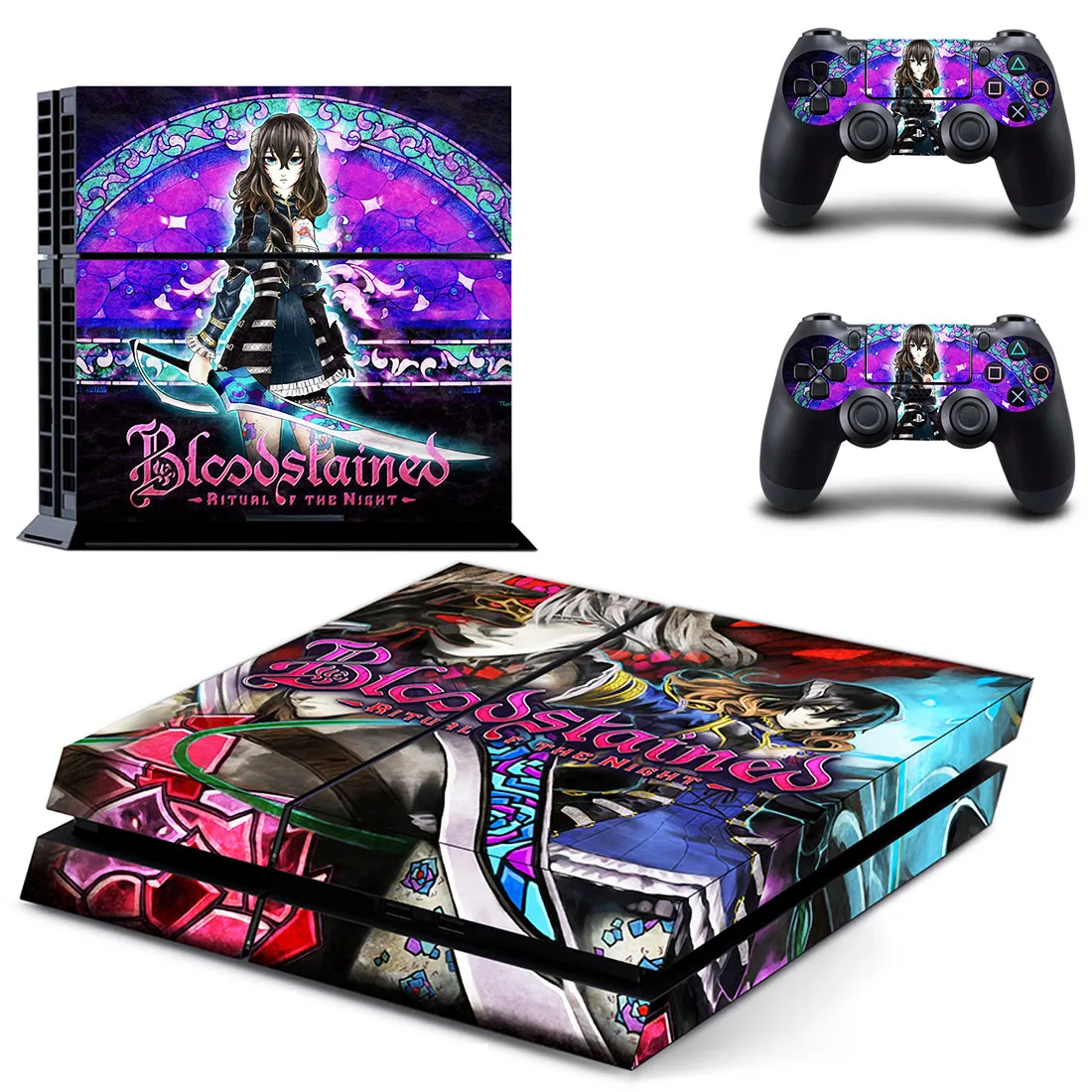 Кровоокрашенные: виниловая наклейка PS 4 s Play station 4 Наклейки Обложка Pegatinas Adesivos для консоли playstation 4 и 2 контроллера