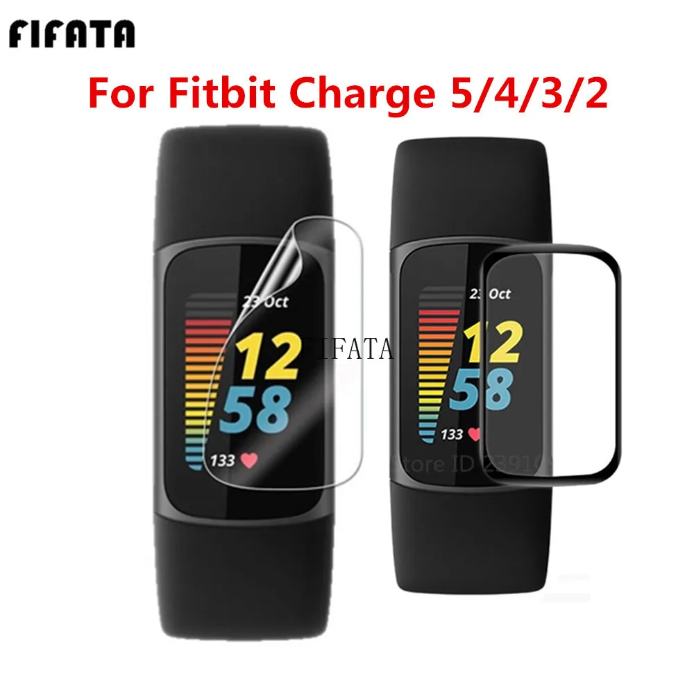 2 шт. 3D Защитная пленка для смарт-часов Fitbit Charge 5 | Электроника