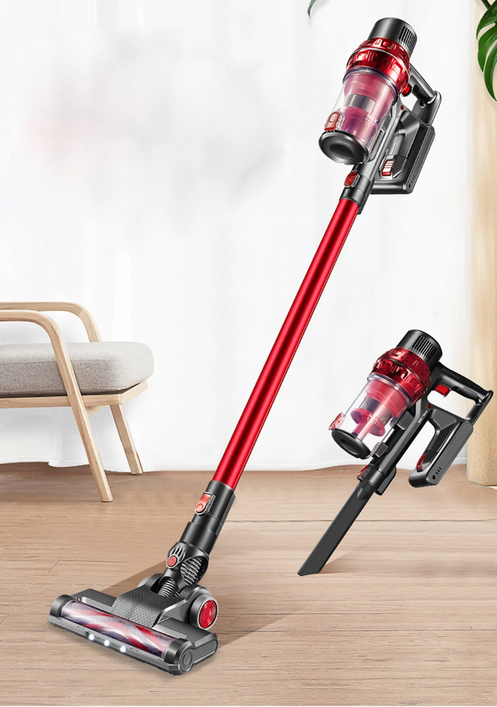 2 In 1 Handheld Cordless Vacuum Cleaner 
