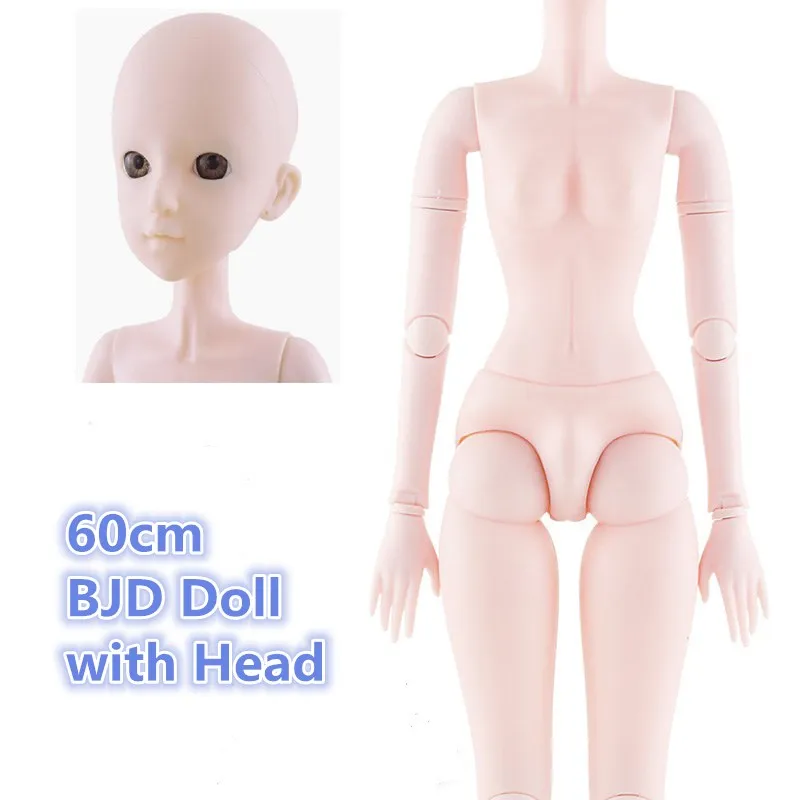 60 см BJD куклы 1/3 21 подвижные шарниры игрушки для тела DIY 2 цвета розовый женский