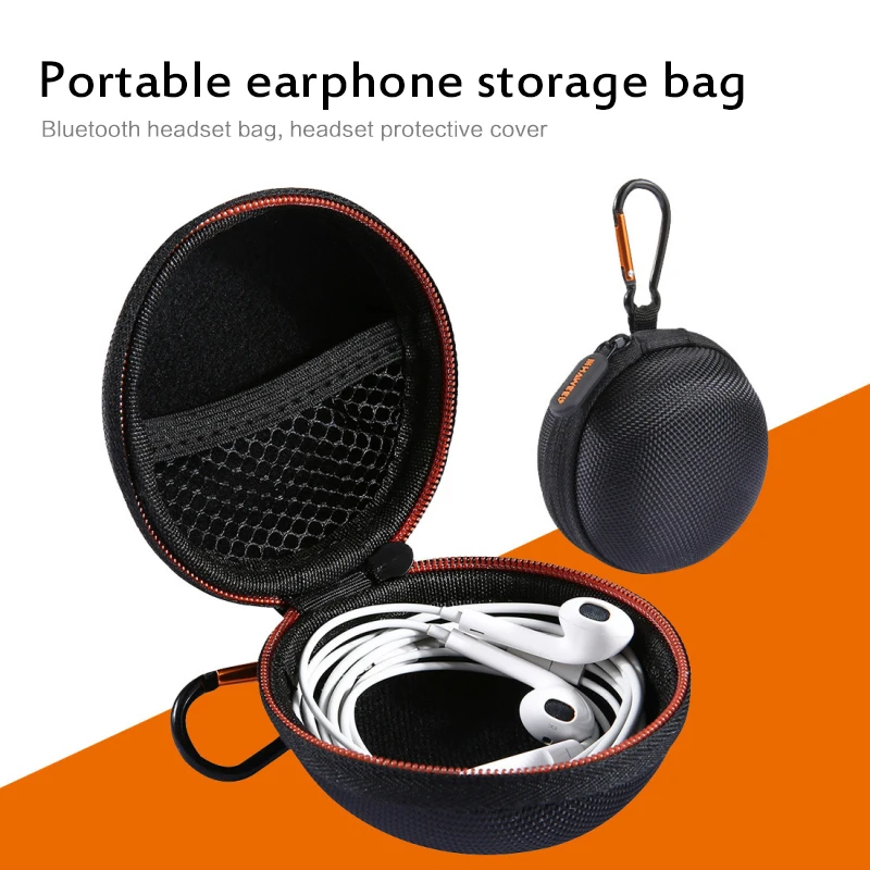 

Haweel The Portable Mini EVA Bluetooth Audio Storage Bag Earphone Bag Earphone Data Cable Protection Box Bluetooth Sound Pack