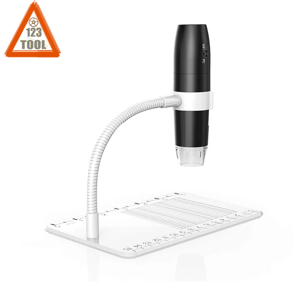 

2 Million WiFi Portable Microscope 1000X 1080P Digital Microscope With Measurement For Jewelry Testing Circuit Board Testing