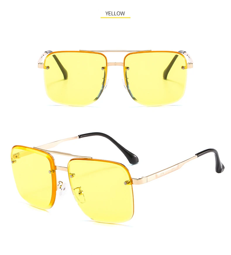JackJad модные крутые Квадратные Солнцезащитные очки в стиле пилота с заклепками женские градиентные брендовые дизайнерские солнцезащитные очки Oculos De Sol 1862