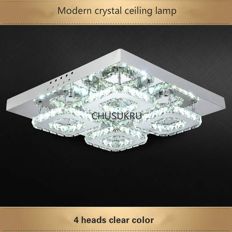 Luminária de Teto para Lâmpada Lamparas de Techo Montagem da Lâmpada do Teto para o Quarto Cristal Moderno Interior Superfície Led 18 High Quality Luzes e Iluminação