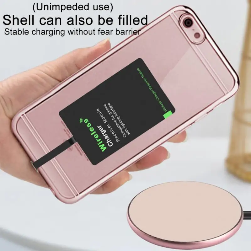 Модуль адаптера Быстрый тип C универсальный практичный Micro USB прочный стабильный беспроводной приемник зарядного устройства портативный телефон назад патч