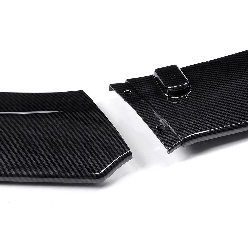 Carbon Front Bumper Fiber Front Bumper Pratical Carbon Fiber Front Bumper Decoration Cover ABS Universal for Civic