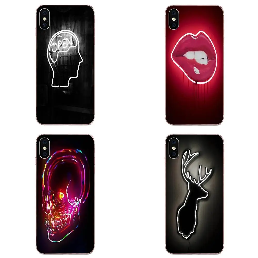 Neon Wallpaper Pattern Print For Xiaomi Redmi Note 2 3 3S 4 4A 4X 5 5A 6 6A Pro Plus Soft Art Cover Case | Мобильные телефоны и