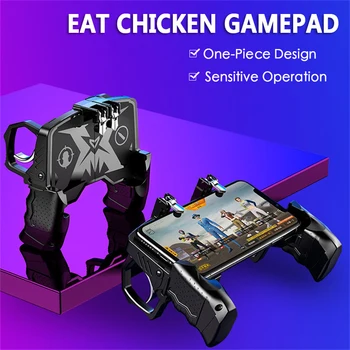 

K21 Explosion eat chicken artifact trigger four-finger linkage Specialize in peace elite game artifact Game Handle Gamepad