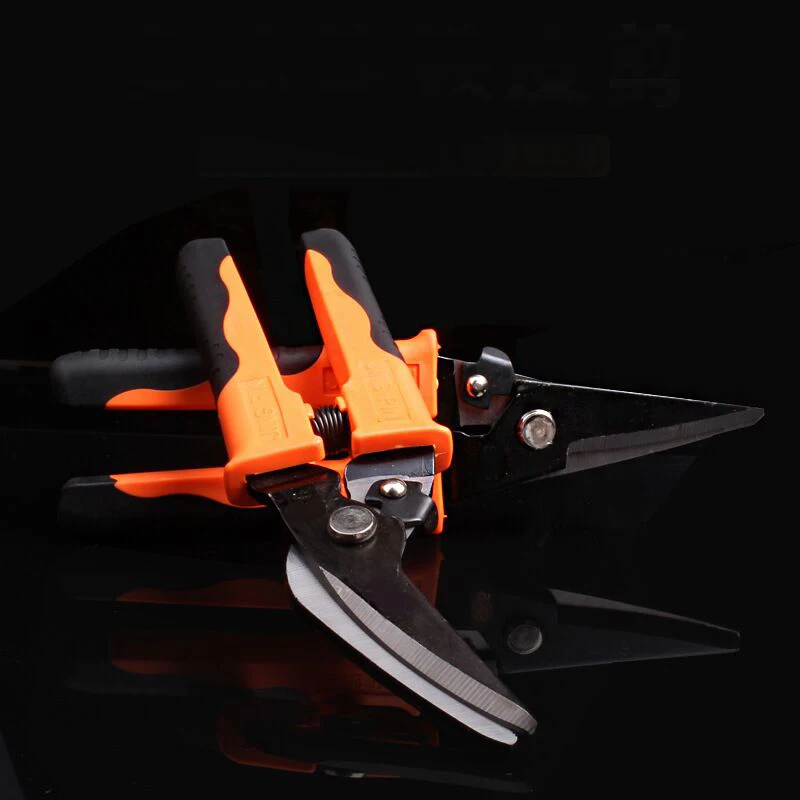 

8'' Aviation Tin Snip Sheet Metal Cutter Heavy Duty Shear Scissors High Strength Industrial Hand Tool Bend / Straight Stype
