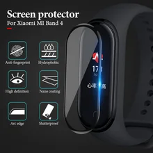 1-2 Упаковка, мягкая Гидрогелевая пленка для mi Band 4, Защитная пленка для Xiaomi mi Band 4, Смарт-часы, защита экрана, без закаленного стекла