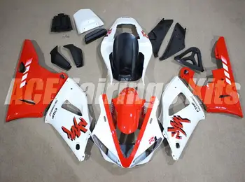 

New ABS Motorcycle bike Full Fairings Kit Fit For YAMAHA YZF-R1 2000 2001 00 01 R1 bodywork set Custom White Red