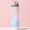 600ml New Fashion Water Bottle Free Shipping Items Portable Outdoor Shaker Sport Cute Drinking Plastic Water Bottles For Girls 4