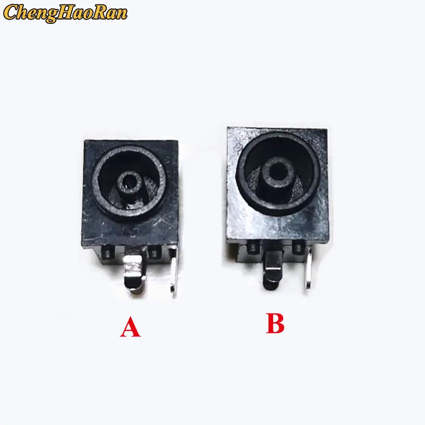 ChengHaoRan 1pcs PCB Mount 6.0*4.5 MM Female DC Power Jack Plug Socket Connector Black / Yellow 6.0mm x 4.5mm