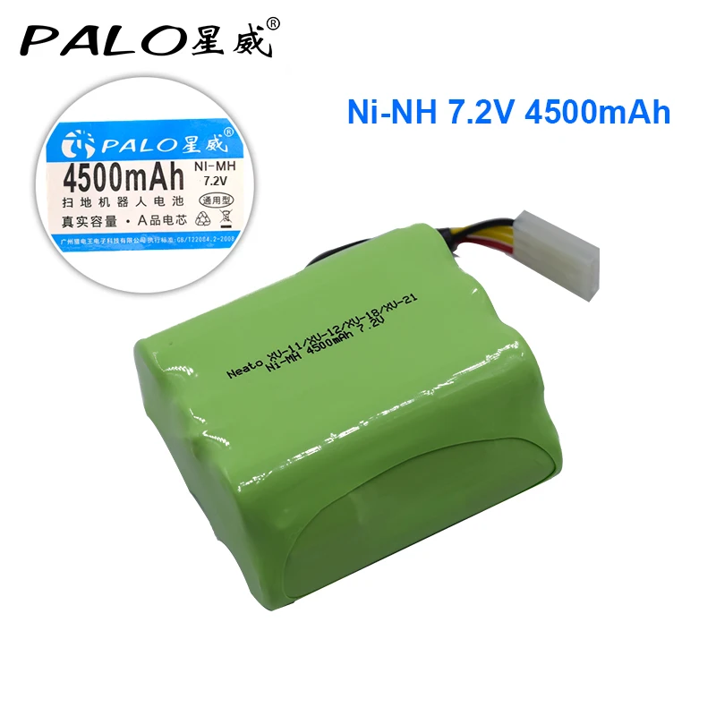 Робот пылесос PALO 7 2 В Ni MH 4500 мА/ч аккумуляторные батареи для Neato 15/21/12/14/Signature