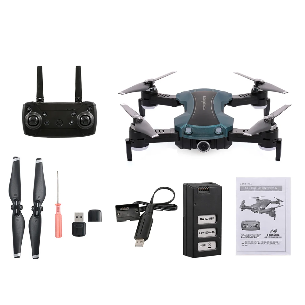69-65G Радиоуправляемый Дрон с камерой 1080P Wifi FPV Голосовое управление оптический поток высота удержания Квадрокоптер