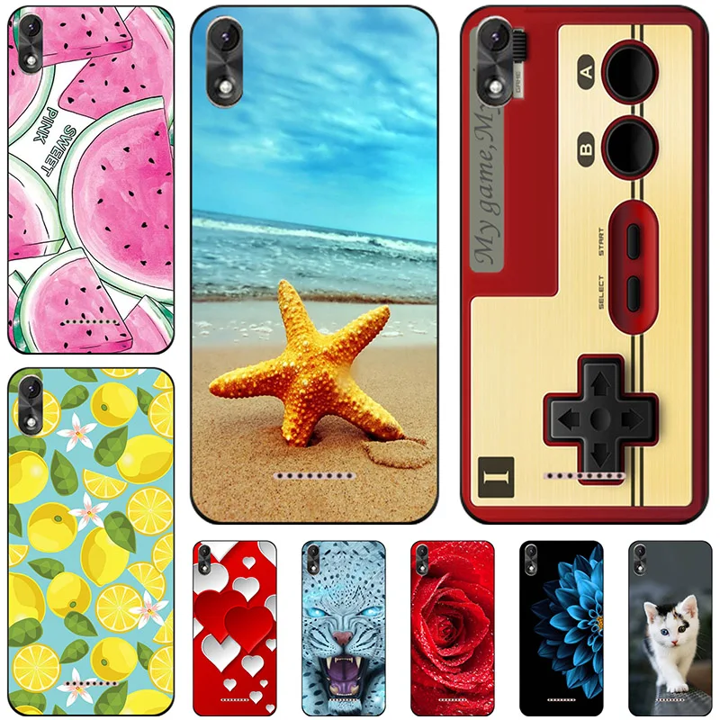 Sunrive Cover compatibile con Wiko Lenny 4 Plus, Custodia Case in molle Trasparente silicone Morbida Flessibile Antigraffio protettiva back custodie(Q Gatto 1